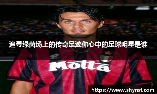 追寻绿茵场上的传奇足迹你心中的足球明星是谁